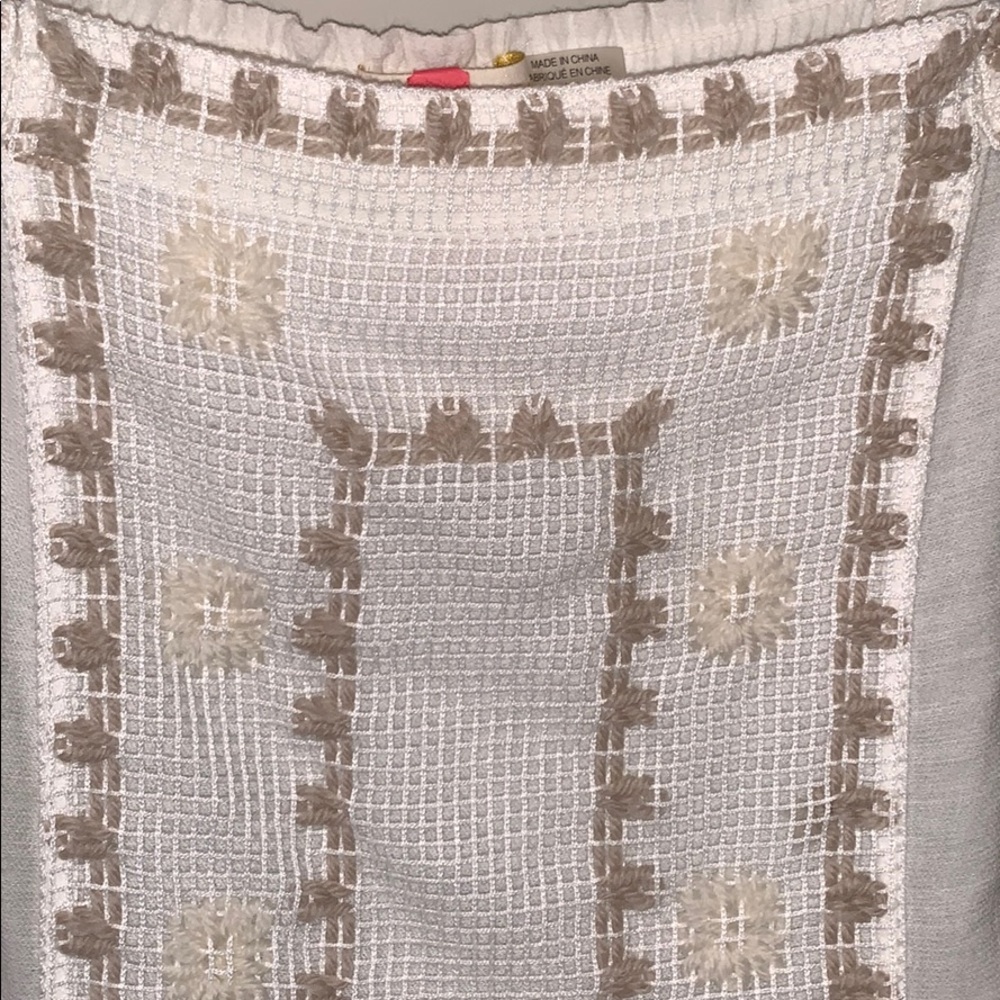 Ramy Brook off the shoulder white Pom Pom blouse - Picture 3 of 5